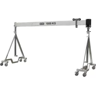 Portique Aluminium déplaçable sous charge- REMA - PKAV - CMU: 1 tonne - Longueur : 3m, 4m ou 5m. Portique Aluminium déplaçable sous charge- REMA - PKAV - CMU: 1 tonne - Longueur : 3m, 4m ou 5m. Visuel